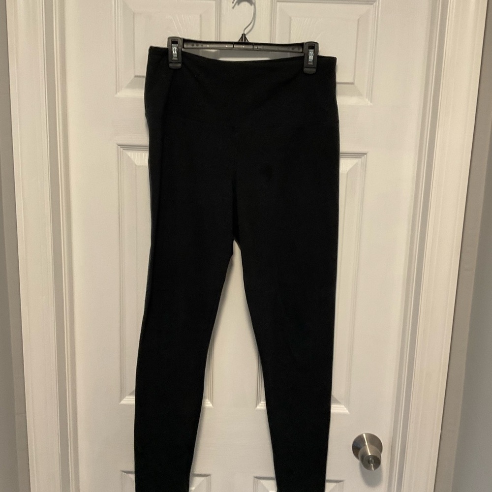 Lysse Black Pull On Tapered Leg Ankle Stretch Legging  High Rise Size XL